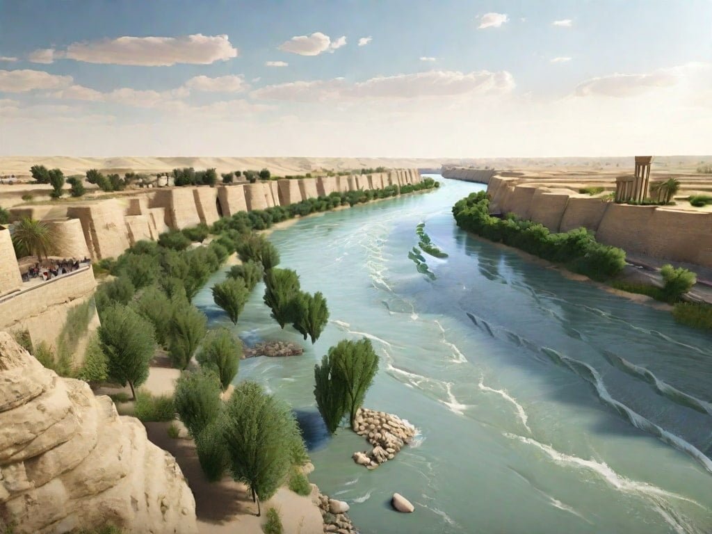 Tigris and Euphrates rivers, Iraq