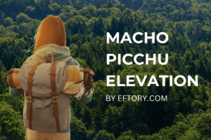 Machu Picchu Elevation