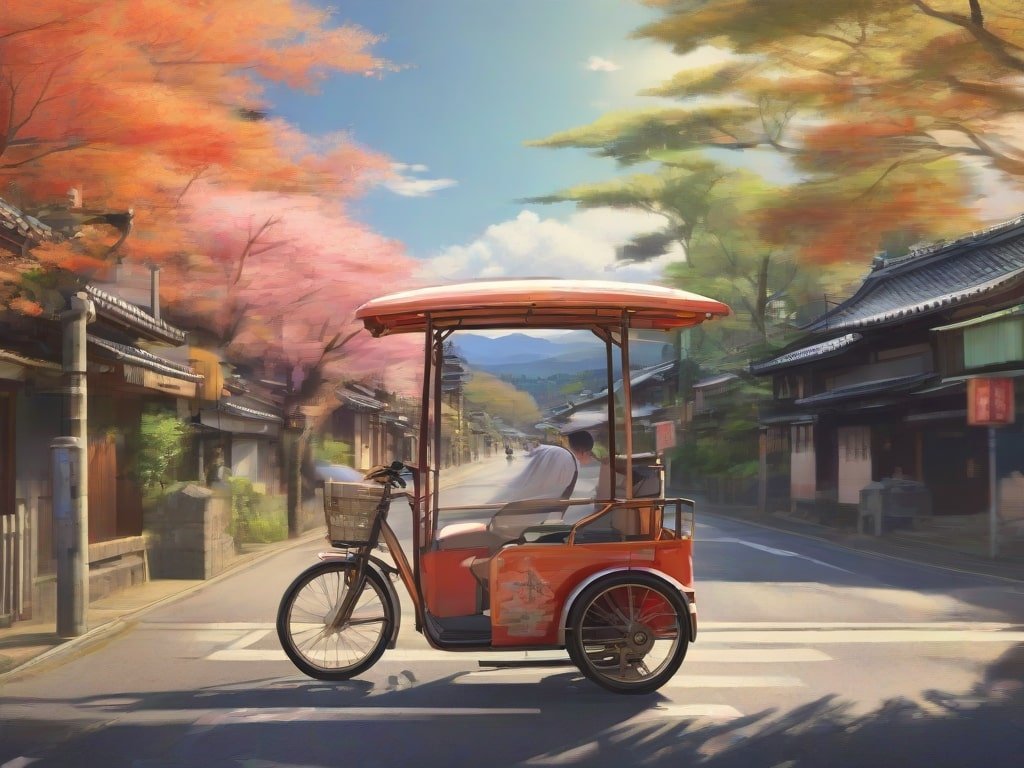 Rickshaw in Arashiyama