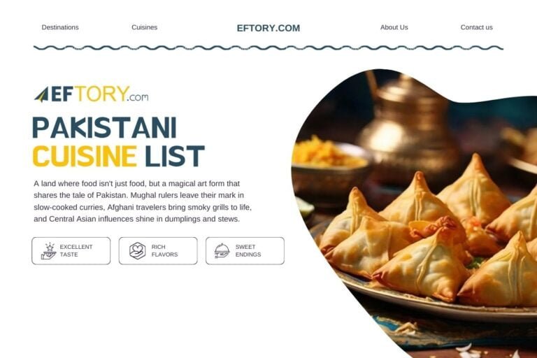 Pakistani Cuisine List