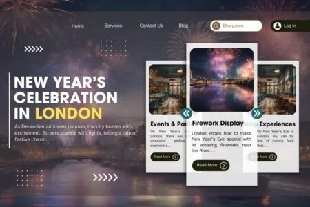London, England – Celebrating New Year’s Eve 2024 New Year's Eve 2024