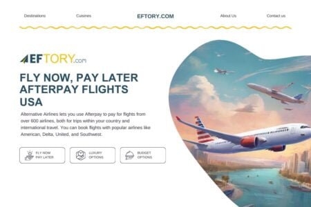 Afterpay flights USA